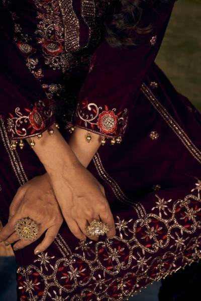 AF Vol 26 By Afsana Designer  Velvet Winter Salwar Kameez Collection